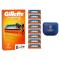 Gillette Fusion5 Ανταλλακτικές Κεφαλές, 8 τμχ & θήκη ταξιδιού