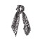 Dalee Hair Scrunchie με Κορδέλα Λεοπάρ Άσπρο-Μαύρο Dalee Hair Scrunchie με Κορδέλα Λεοπάρ Άσπρο-Μαύρο