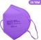 Adult Mask FFP2 NR Barbeador Purple Without Valve 20 pieces