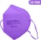 Masque Adulte FFP2 NR Barbeador Violet Sans Valve 20 pièces