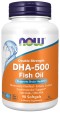Now DHA-500 Fish Oil, Double Strength 90 Softgels