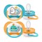 Philips Πιπίλα Ultra Air Pacifier Σιλικόνης Mint 6+ 2τμχ