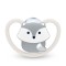 Nuk Space Silicone Pacifier White Fox for 0-6 months with Case 1pc