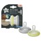 Tommee Tippee Breastlike Pacifier 6-18m и свети в тъмното (2 бр.)