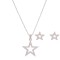 Dalee Σετ Κολιέ/Σκουλαρίκια Stars Stainless Steel
