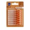 Intermed Mini Brossettes Interdentaires Ergonomiques avec Manche 0.45mm Orange 8pcs