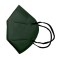 Mask FFP2 NR Dark Green, 10 pieces