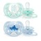 Philips Avent Ultra Soft Silicone 0-6m Hello Baby 2pz