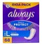 Always Dailies Extra Protect Long Odour Lock Large, 68 Σερβιέτες Always Dailies Extra Protect Long Odour Lock Large, 68 Σερβιέτες