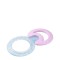 Nuk Teething Rings Frigorifer 3-12 Muaj, Rozë 2pc