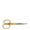 Reveri nail scissors curved 3,5 gold/silver