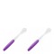 Nuk Soft Silicone First Baby Spoon 4m+, 2pcs Purple