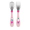 Chicco Metal Cutlery Mix and Match Πιρούνι/Κουτάλι 18Μ+ Ροζ 2τμχ Chicco Metal Cutlery Mix and Match Πιρούνι/Κουτάλι 18Μ+ Ροζ 2τμχ