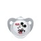 Nuk Disney Mickey Silicone Pacifier Gray 6-18m 1pc (10.543.757)