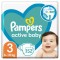 Pampers Active Baby Couches Taille 3 (6-10 kg), 152 pièces