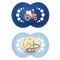 Mam Σετ Πιπίλες Σιλικόνης Day & Night για 6-16 μηνών Μπλε/Γαλάζιο, ...