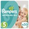 Pampers Πάνες Active Baby-Dry Μέγεθος 5 (Junior) 11-18Kg, 50 Πάνες