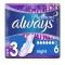 Always Platinum Night (Mέγεθος 3) Σερβιέτες Με Φτερά 6τμχ Always Platinum Night (Mέγεθος 3) Σερβιέτες Με Φτερά 6τμχ