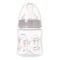 زجاجة الرضاعة Korres Agali Plastic Gray مع حلمة سيليكون بطيئة التدفق 0m + 150ml