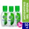 Dettol Αντισηπτικό Gel Χεριών 50ml 3τμχ