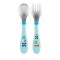 Chicco Metal Cutlery Mix& Match Μπλέ Πιρούνι/Κουτάλι 18m 2τμχ Chicco Metal Cutlery Mix& Match Μπλέ Πιρούνι/Κουτάλι 18m 2τμχ