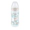 Nuk First Choice Plus Biberon in plastica con tettarella in silicone M Controllo della temperatura per 6-18 mesi Lion King 300ml