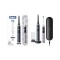 Oral-B IO Series 9 Brosse à Dents Électrique avec Minuterie, Capteur de Pression et Étui de Voyage Duo Onyx Noir & Quartz Rose 2pcs