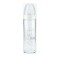 Nuk New Classic Biberon in Vetro 0-6 Mesi Biberon Stretto con Tettarella in Silicone M Bianco, 240ml