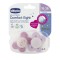 Chicco Πιπιλα Σιλικονης Lumi 16-36Μ (2Τμχ) Με Θηκη, Ροζ-Μωβ Chicco Πιπιλα Σιλικονης Lumi 16-36Μ (2Τμχ) Με Θηκη, Ροζ-Μωβ