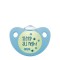 Nuk Night & Day Πιπίλα Σιλικόνης sleep all night blue 0-6m ( 10.730...