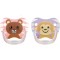 Dr. Browns Silicone Orthodontic Pacifier Animals Pink 6-12m 2pcs