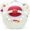 Nuk Signature Night Silicone Pacifier for 6-18m with Night Case Colorful with Hearts 1pc