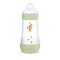 Пластмасова бебешка бутилка Mam Easy Start Anti-Colic със силиконов биберон 2+ месеца Зелена 260 мл