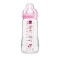 Mam Biberon en Plastique Easy Active avec Tétine en Silicone pour 4+ mois Rose/Espace 330ml