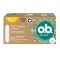 OB Organic Tampons 100% Organic Cotton Tampons for Normal Flow 16pcs