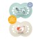 Mam Rubber Pacifiers for 16+ months Original Veraman/Beige 2pcs