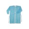 Long Sleeve Disposable Gown-Apron Non Woven Blue 1 Piece