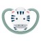 Ciuccio ortodontico in silicone Nuk Space Zebra 6-18 m con custodia