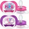 Philips Ultra Air Pacifier Σιλικόνης Pink 6-18m 2τμχ Philips Ultra Air Pacifier Σιλικόνης Pink 6-18m 2τμχ