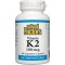 Natural Factors Vitamin K2 100 mcg, 60 Vegetarian Capsules