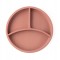 Eco Rascals Silicone Suction Plate with Removable Divider Pink Eco Rascals Silicone Suction Plate with Removable Divider Pink