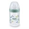 Nuk For Nature Μπιμπερό Πράσινο με Θηλή Σιλικόνης Μέτρια Ροή για 0m...