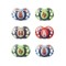 Tommee Tippee Fun Style Orthodontic Silicone Soothers Boy 18-36m, 6pcs