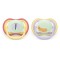 Philips Avent Ultra Air Night, Ορθοδοντική Πιπίλα Νυκτός Κίτρινο/Μω...