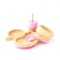 Eco Rascals Bamboo Set Duck Pink Plate, Straw Cup, Bowl & Spoon