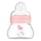 Mam Feel Good Glass Baby Bottle Ροζ 0m+, 90ml