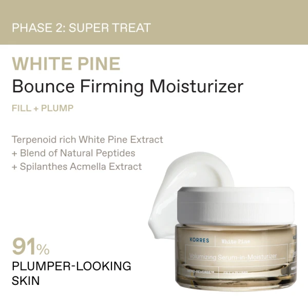 KORRES - PROMO PACK SMART YOGHURT Super Serum με Προβιοτικά - 15ml, ΛΕΥΚΗ ΠΕΥΚΗ Oρός Αναπλήρωσης Όγκου - 15ml, Κρέμα Ημέρας για Κανονικές/Μικτές Επιδερμίδες - 40ml