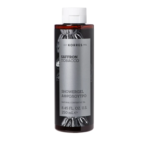 saffron tobacco korres Korres Saffron Tobacco Showergel Αφρόλουτρο 250ml