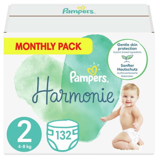 Pampers monatlich …