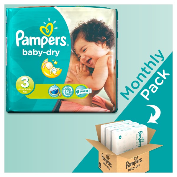 Pampers Monthly … Pampers Monthly …